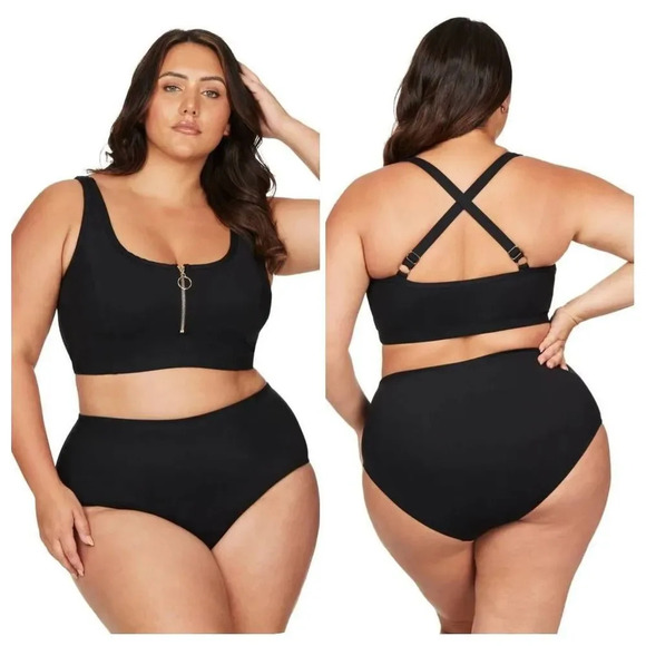 NWOT ARTESANDS SCULPT CONTROL BIKINI TOP Sz 18 - Picture 1 of 9